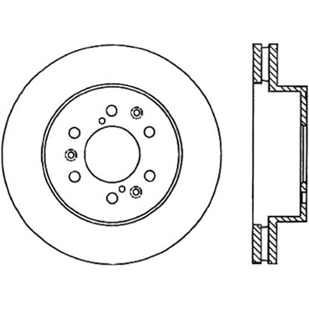 STOPTECH 126.66057SL Sports slot brake rotor (front left) 1 pack