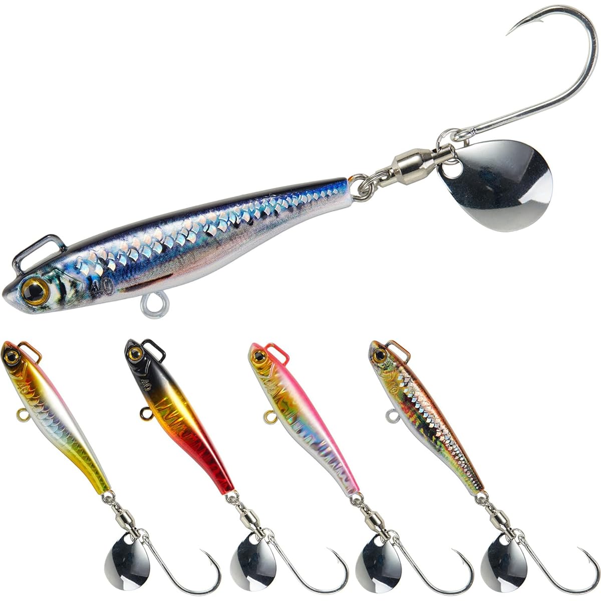 KOKO Lure] Blade jig Spanish mackerel Metal jig Lure Seabass 5 color – Mega Shop Japan