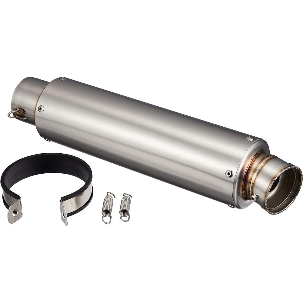 U-CP MFST89A ?3.5 x 11.8 inches (89 x 300 mm), Insertion ?2.4 inches (60.5 mm), Stainless Steel, Racing Silencer, Universal