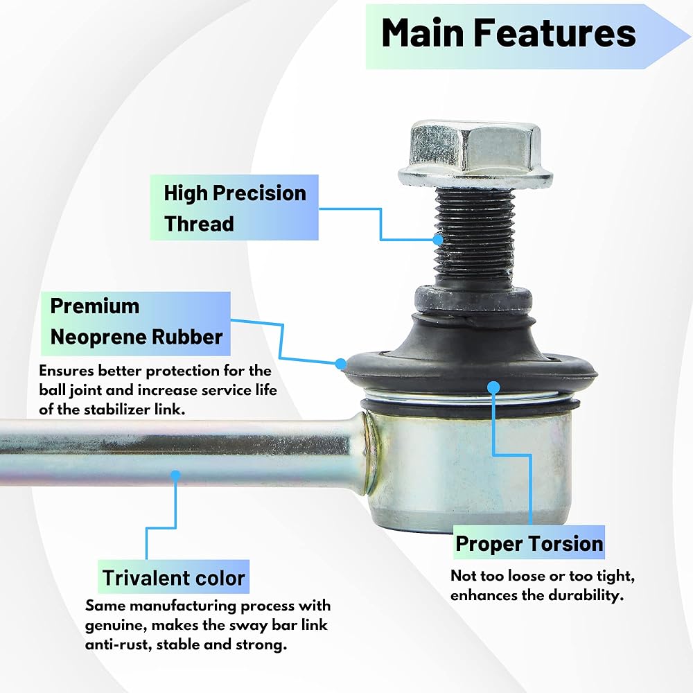 SWAY Bar Link Toyota Abalon 2013-2014 Camry 2007-2014 ES300H ES350 Suspension Kit Front Stabilizer Link K750123