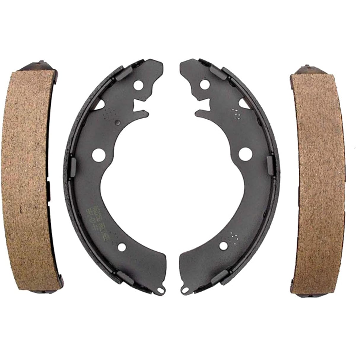 ACDelco 17627B Professional Bonded Rear Drum Brake Shoe Set