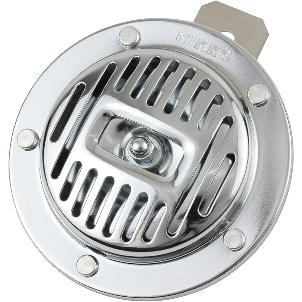 POSH Motorcycle Supplies Plated Horn GLOSS Universal 913901