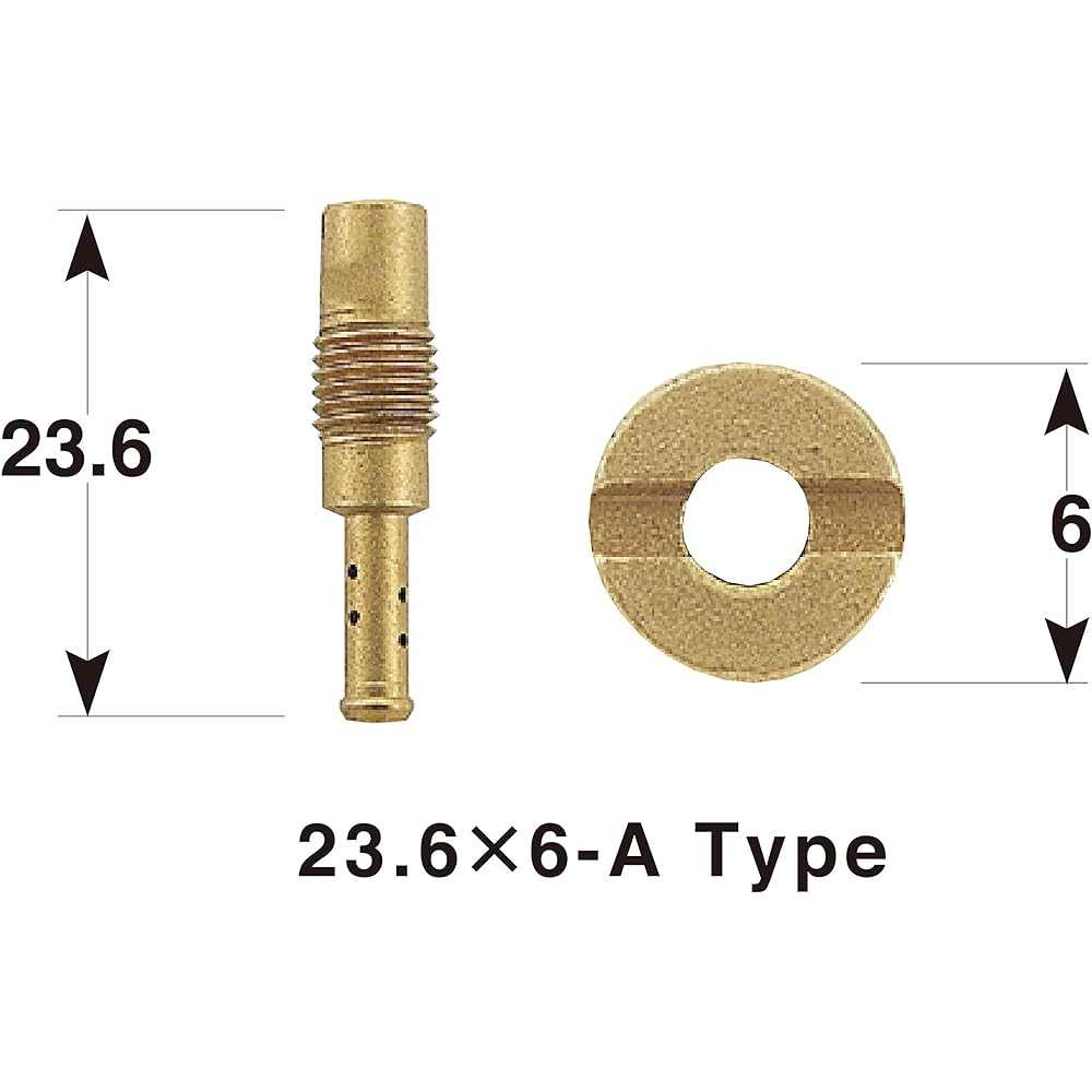 POSH Motorcycle Supplies Main Jet/Pilot Jet Set Oversized Main Jet/Pilot Jet Set Main (6X8) Pilot (23.6X6-A) 791001-10