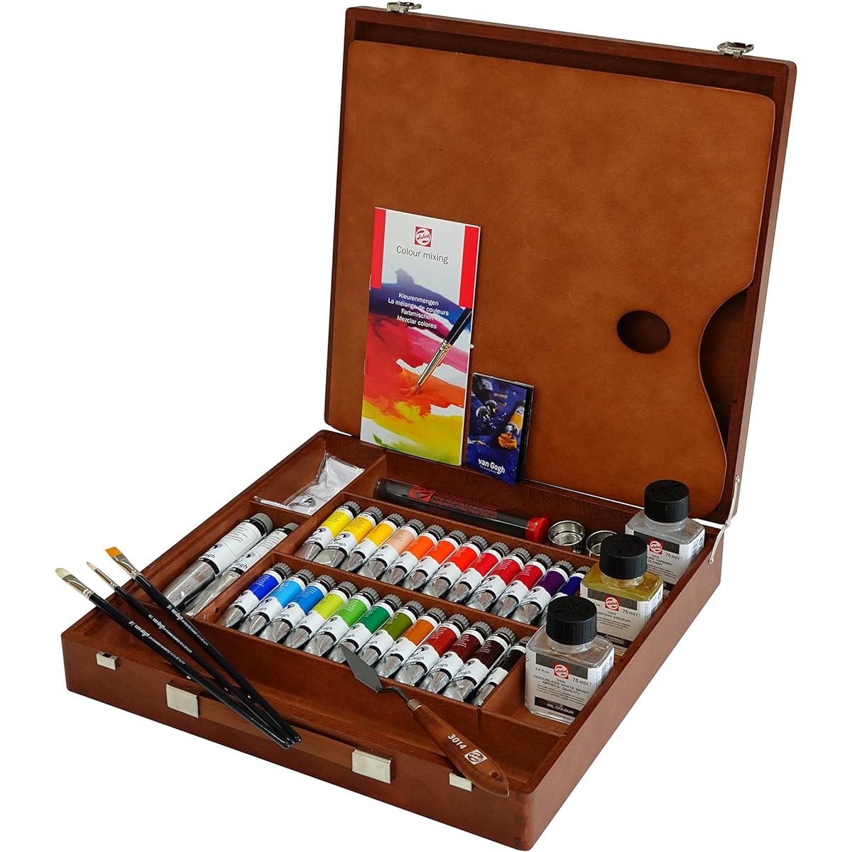 ターレンス 油絵具 ヴァンゴッホ 26色木箱セット エキスパートBOX T0284-3426 20ml(6号)