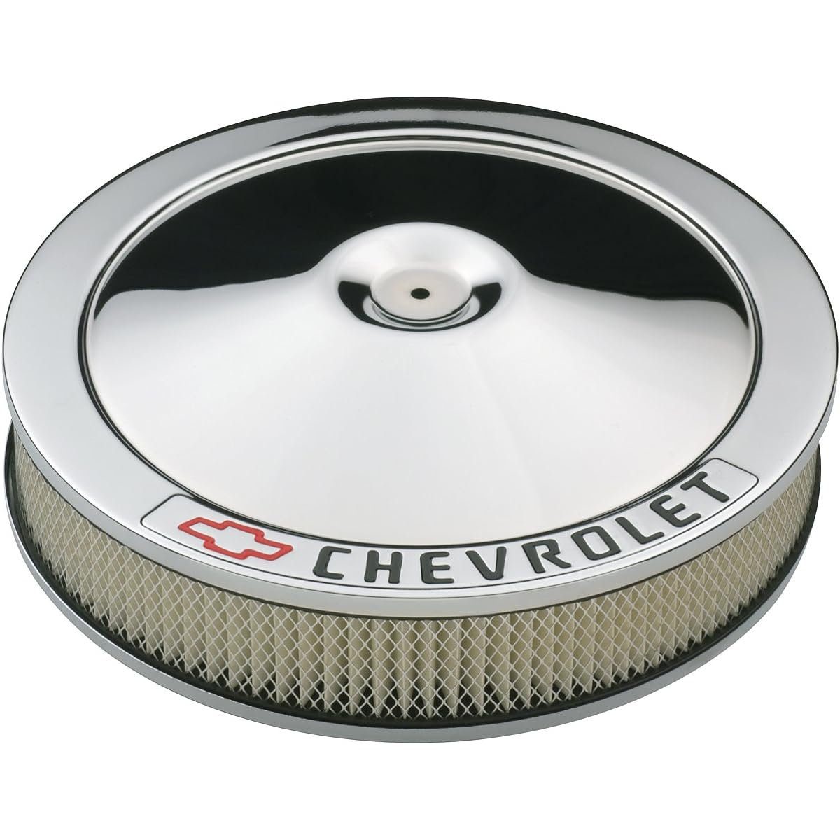 PROFORM 141-906 Chromium diameter 14 inch Air cleaner kit Black shivome/Red Bow Tai Logo and 3 inch paper filter