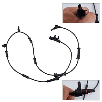 DASBECAN Front & Rear ABS Wheel Speed Sensor Jeep WRANGLER 3.6L 2012 Jeep WRANGLER 3.8L 2007-2011 Exchange # 68003281AA 68003281AC 52060156AD 5215003AA (4 pieces pack)