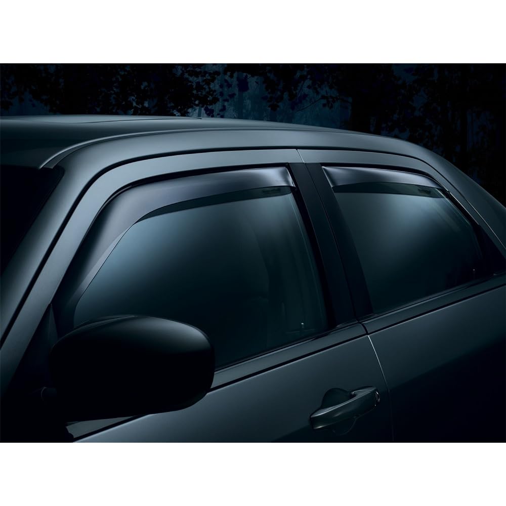 WEATHERTECH Custom Fit Front & Rear Side Window Dow Dark Smoke for Car
