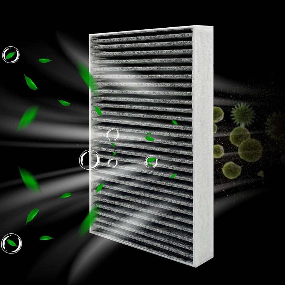 JOJOMARK Tesla Model S cabin Air filter with activated carbon 2012-2015 Model S 1035125-00-A (2012-2015 Activated Charcoal)