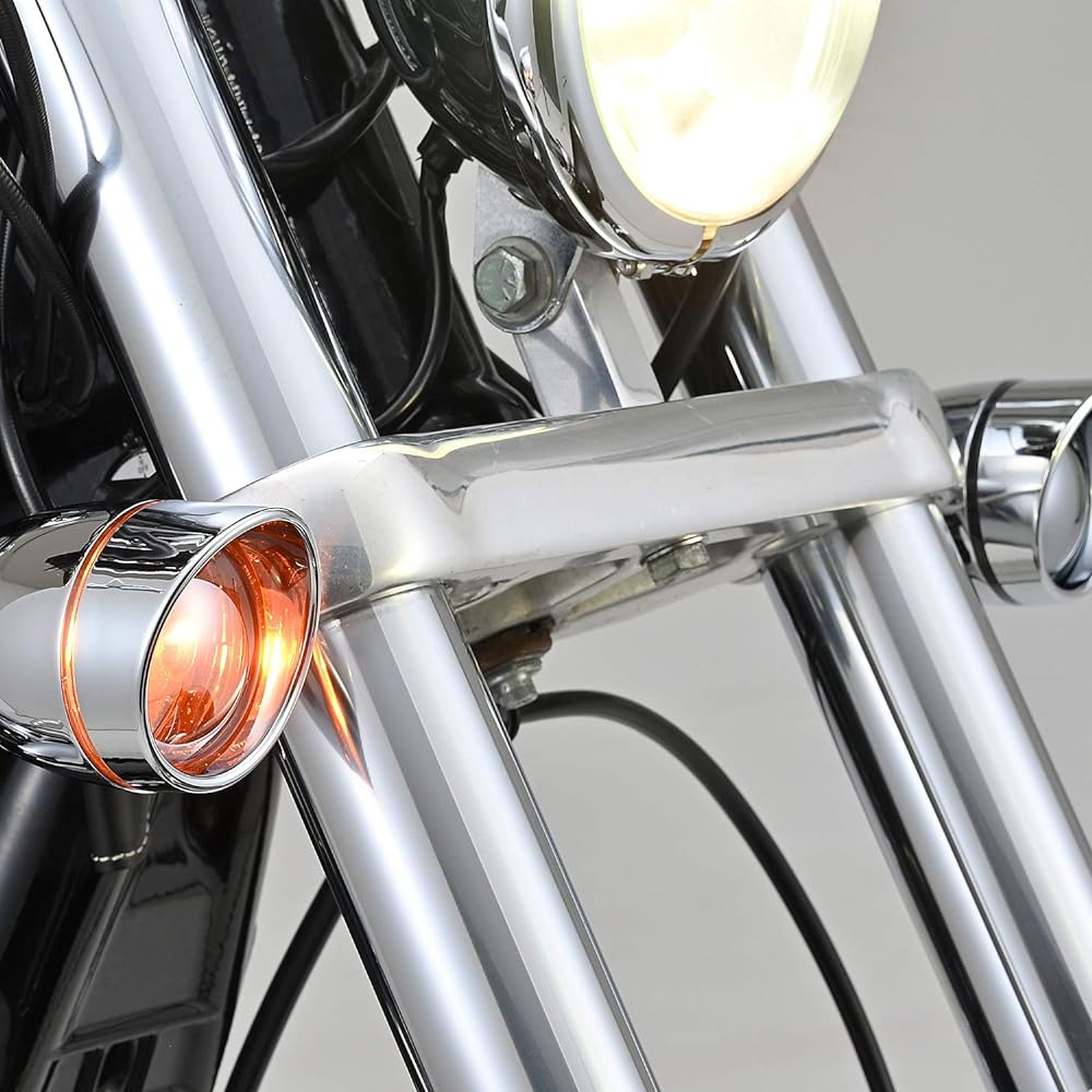 Daytona Bezel Type Turn Signal Lens Kit Smoke Mirror Lens 72784