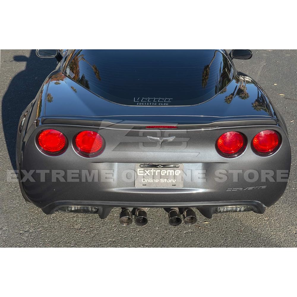 ZR1 Style Rear Tran Crid Wing Spoiler Hardware Includes (ABS Plastic -Mat Black)