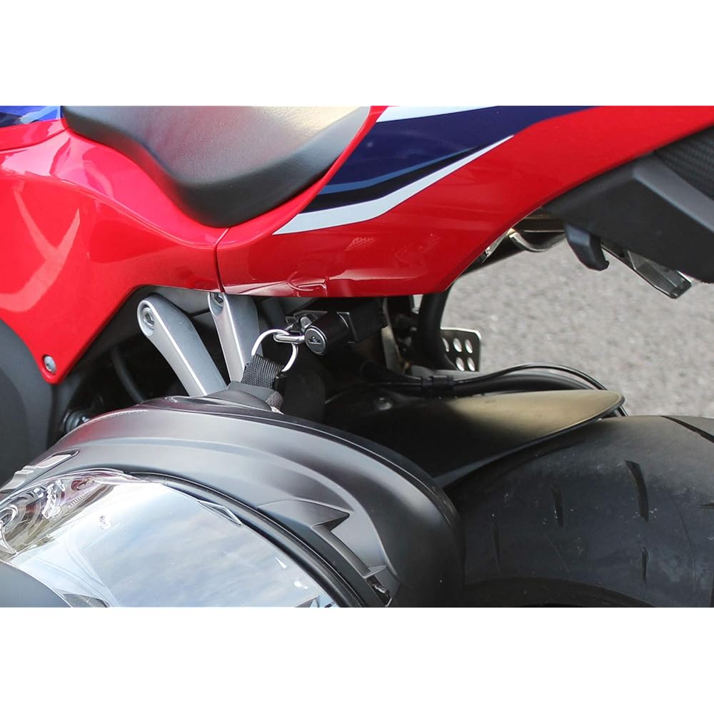 Kijima Motorcycle Bike Parts Helmet Lock 2 Keys Included Steel Black Finish CBR600RR HONDA 303-1606