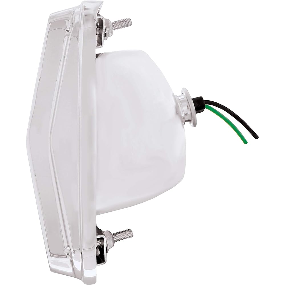 UNITED PACIFIC F6401 Tail Light Assembly 1964.5-66 Ford Mustang Polycarbonate Lens Chrom Castorim Tail Light replacement-1 Unit