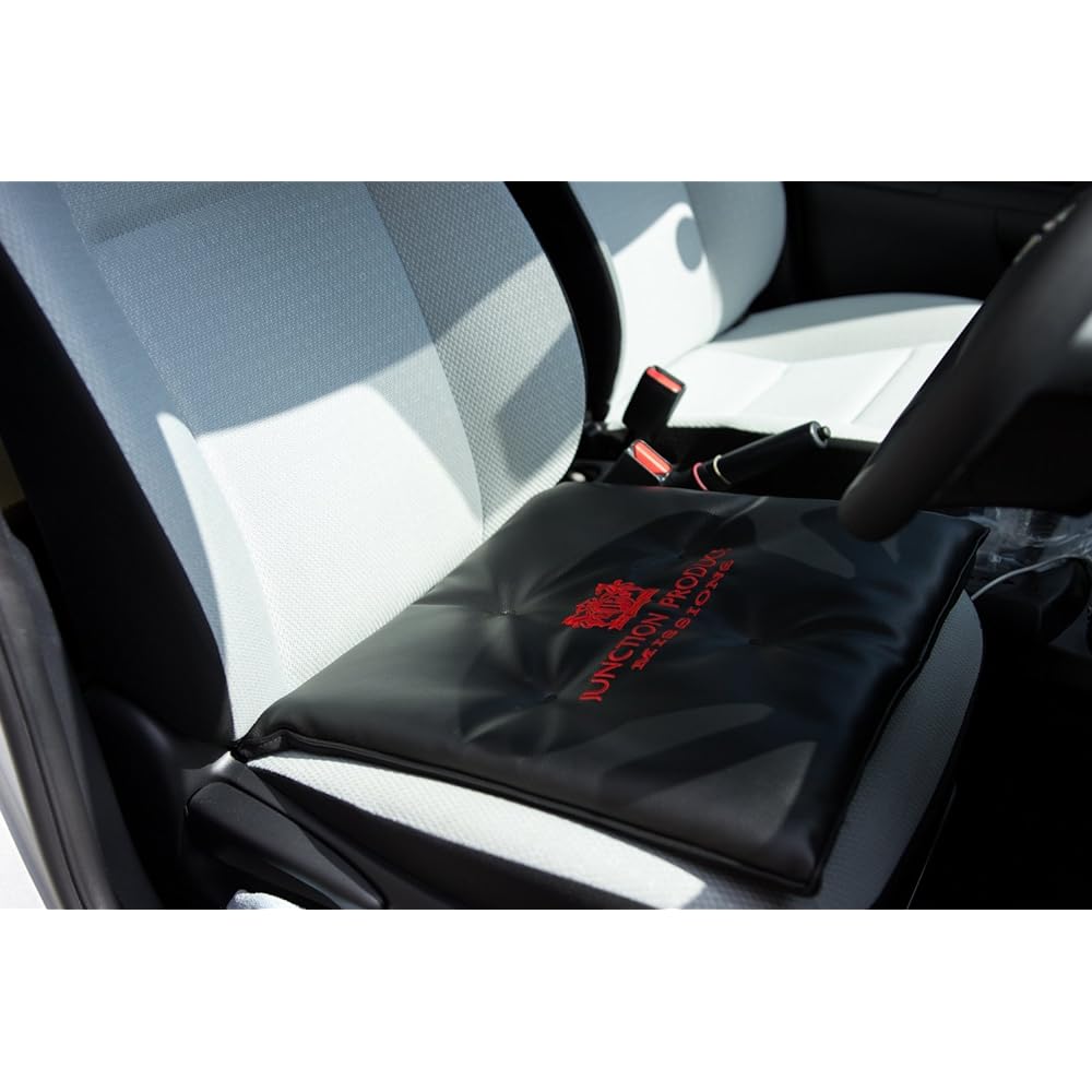 Fujiyama Junction Leather Single Cushion BK/RED 034114 -