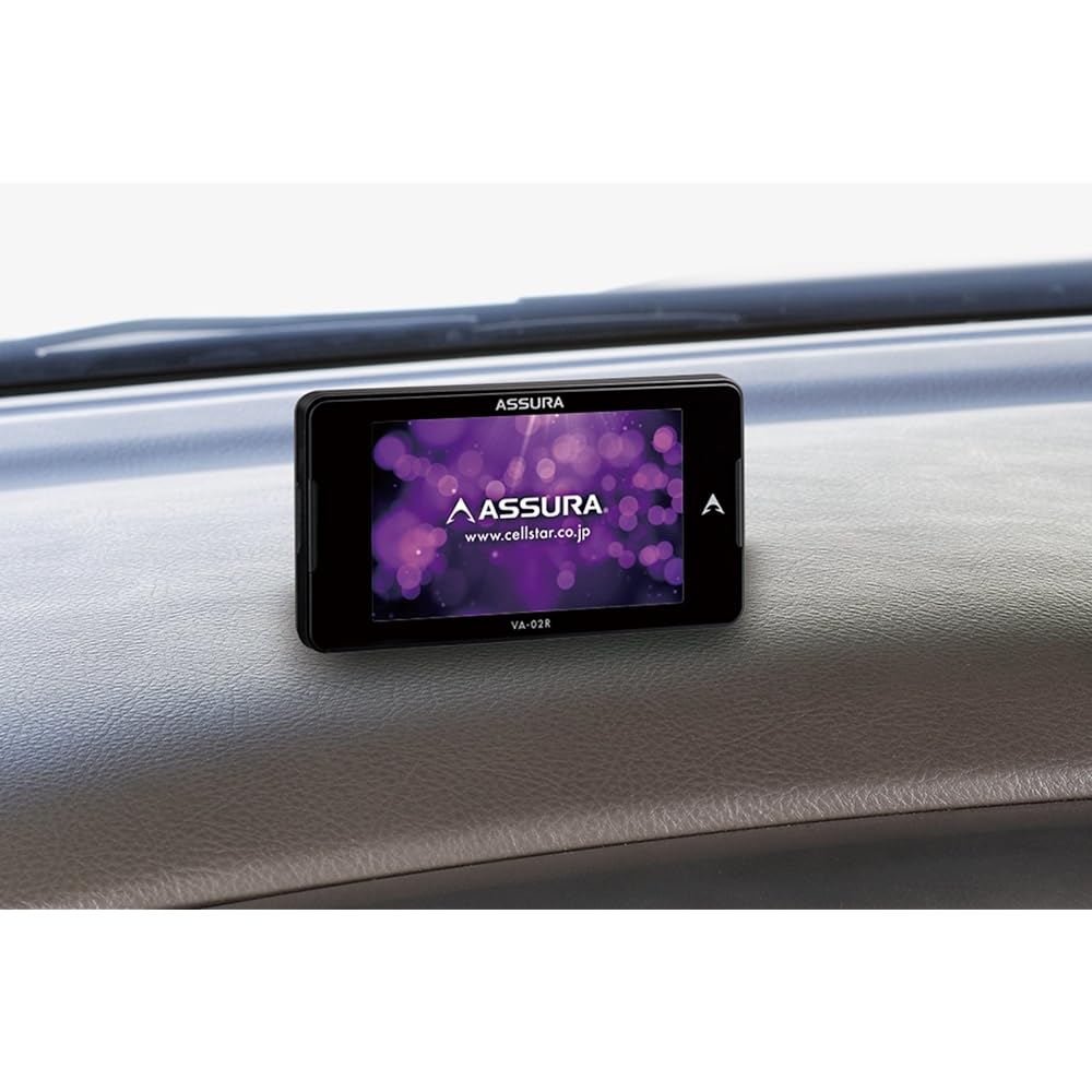 CELLSTAR Radar Detector VA-02R Made in Japan 3-year warranty Free GPS data updates Compatible with OBDII Compatible with Galileo satellites Includes wrong-way driving warning and wrong-way driving caution area on highways VA-02R 3.2 inch CELLSTAR