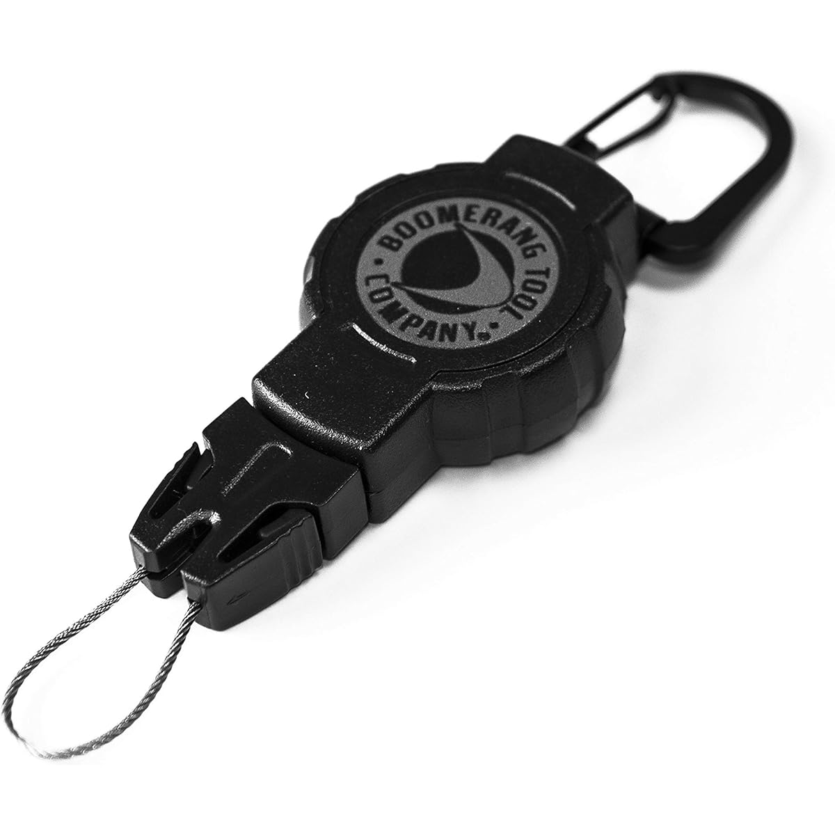 T-REIGN Small Scuba Gear Retractor with Carabiner, 24" Kevlar Cord, 4oz. Perfect for storage, gauges, flashlights, cameras, etc.