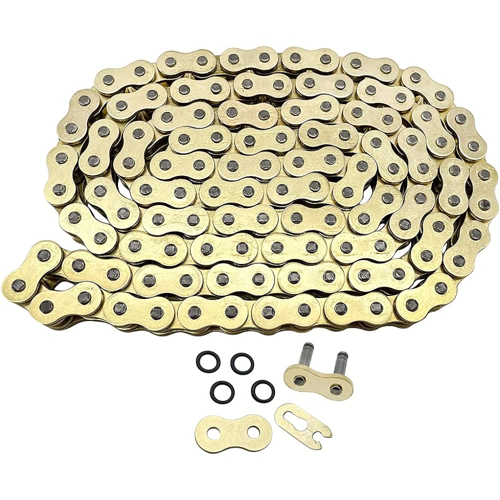 JINFANNIBI 525 Drive Chain 120 Link O Ring Master Link Motorby ATV UTV