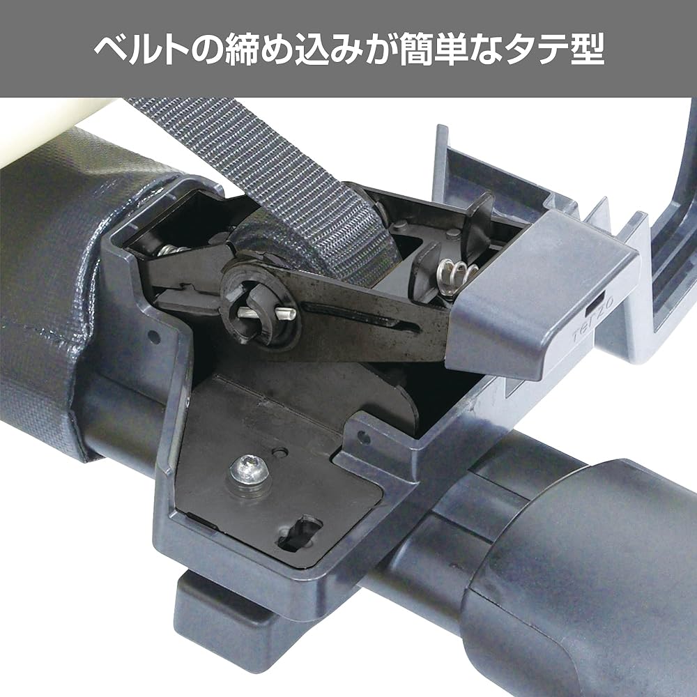 Terzo (by PIAA) Surfboard Carrier 3-Pack EZ LOCK Surfboard Carrier Black EM49