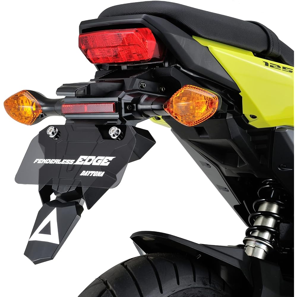 Daytona Motorcycle Fenderless Grom (16-18) LED License Lamp & Reflector Included Fenderless EDGE 25772 Black