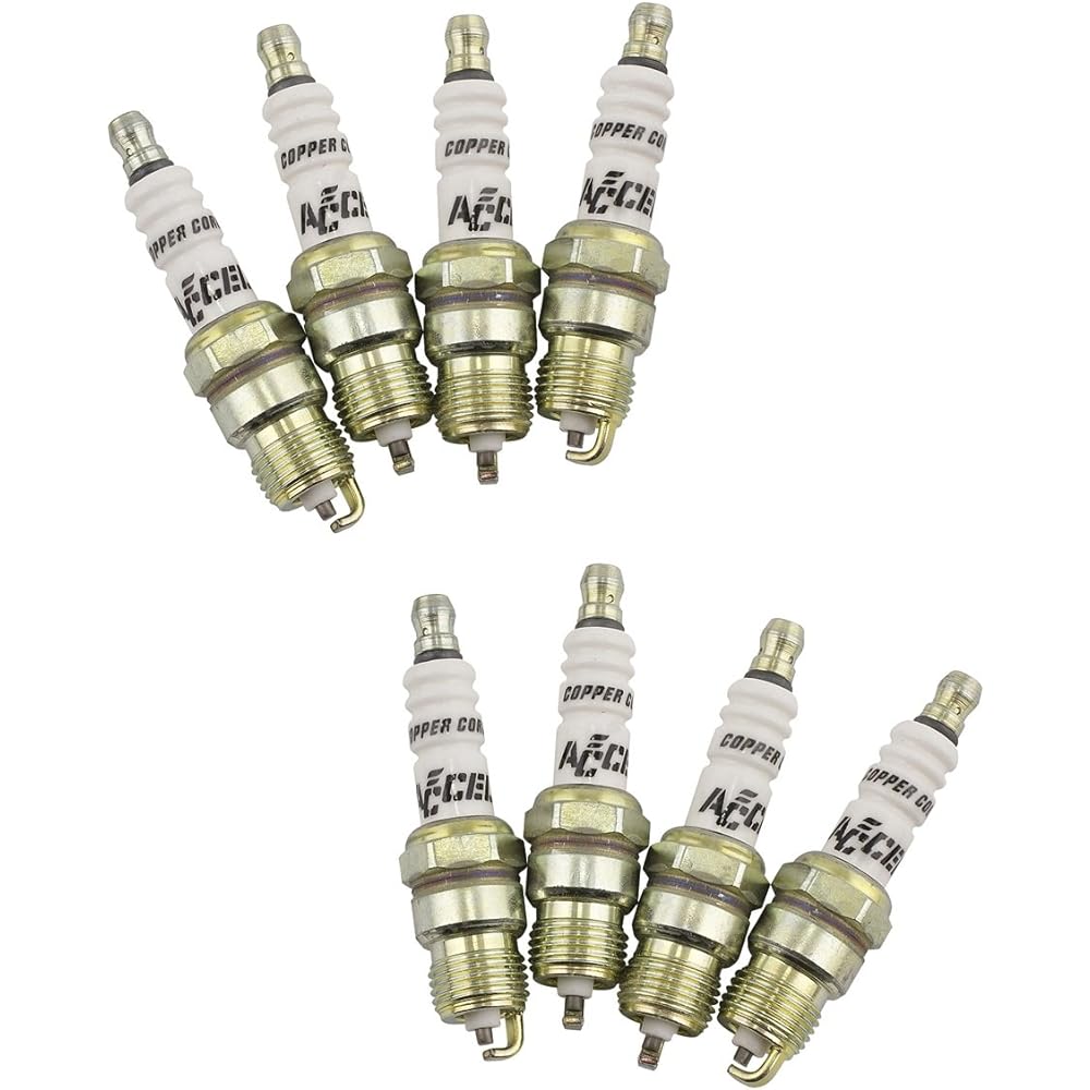 Accel 8198 Performance U -GROOVE Header Spark Plug -8 Packs
