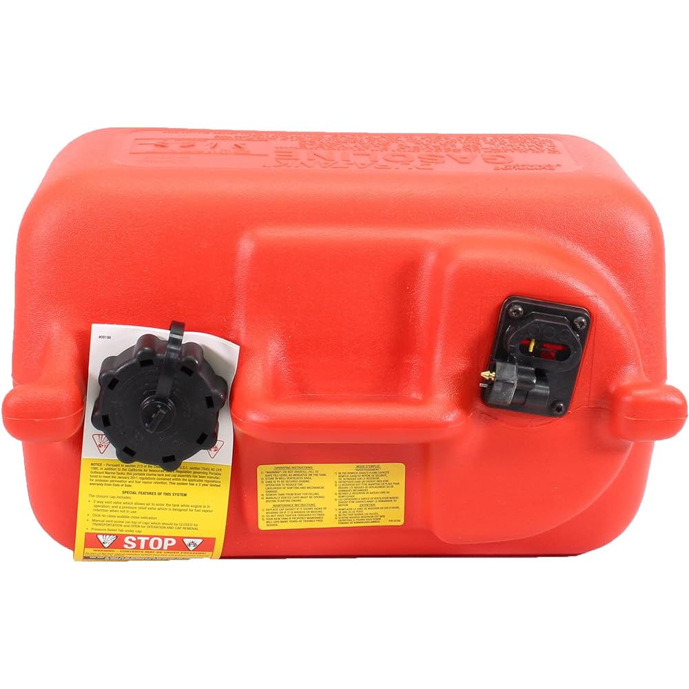 Johnson Evinrude OMC Duratank 6 Gallon Portable fuel Gas tank 5008623