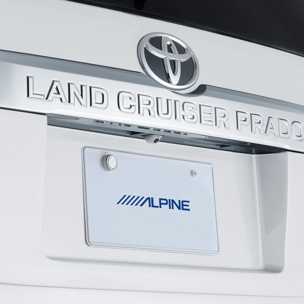 ALPINE Land Cruiser Prado 150 Series Exclusive Back View Camera Package (White) HCE-C1000D-LP-W