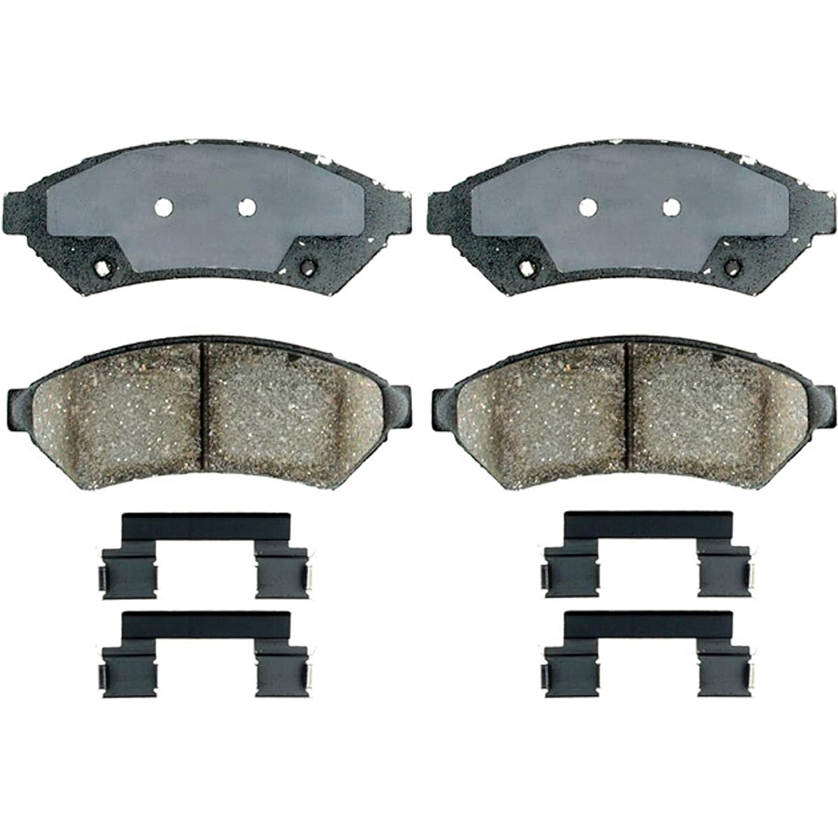 ACDelco 17D1075CH Professional Ceramic Front Disc Brake Pad Set