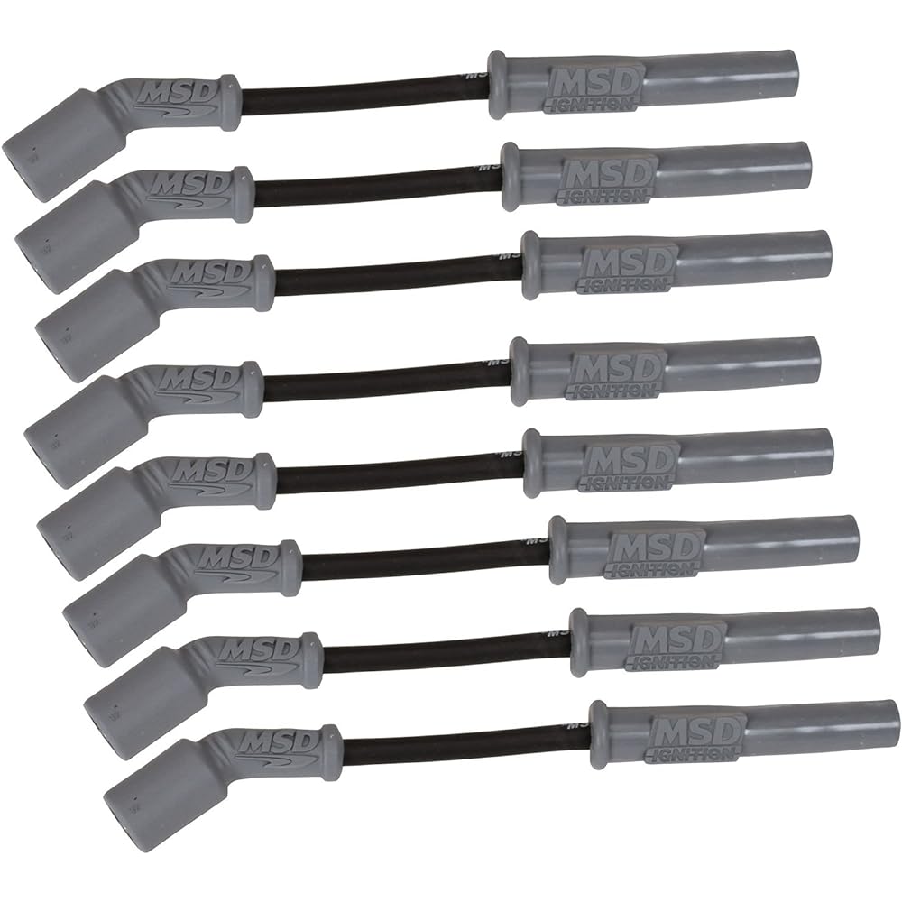 MSD 32813 Black 8.5mm Super Conductor Spark Plug Wire Set