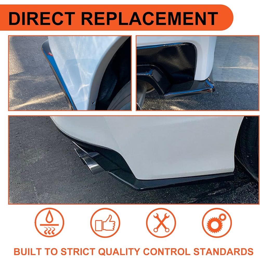 ECOTRIC rear bumper balance lip spoiler 2015-2021 Subaru WRX STI Rear Spat Bumper Balance