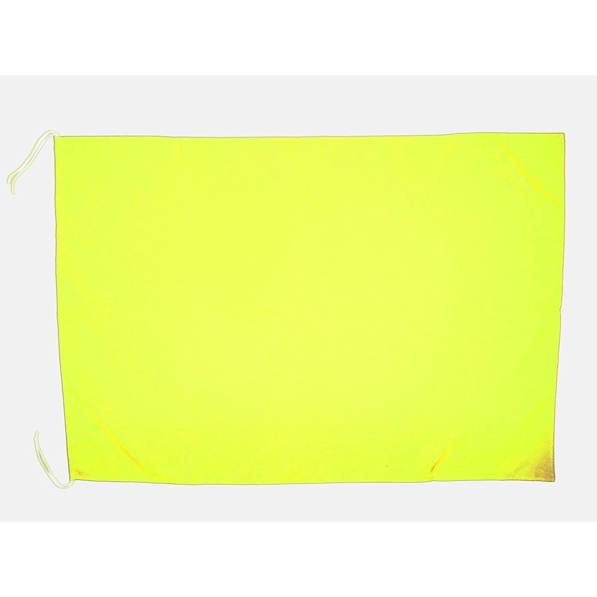 TOMAC Colored Flag with Fluorescent String Polyester IHK-07-KY Fluorescent Yellow 70 x 100cm
