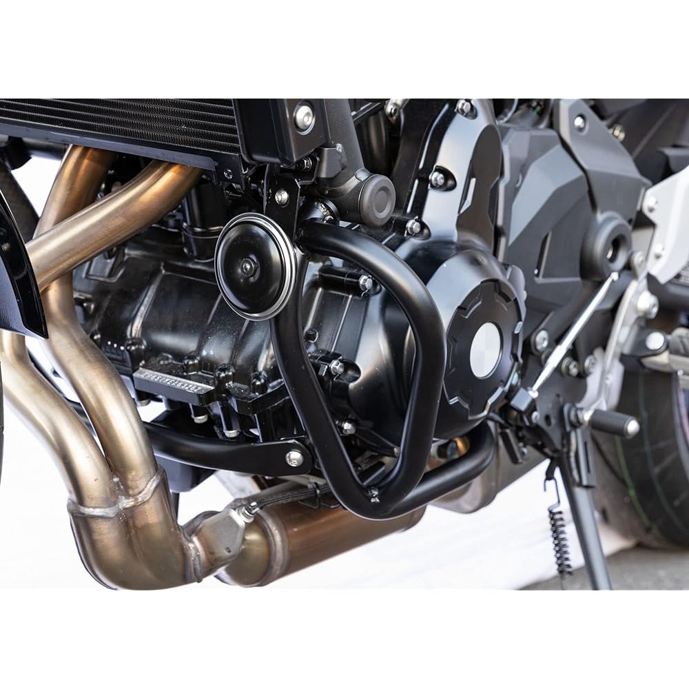 Kijima Motorcycle Parts Engine Guard 22.2mm Steel Matte Black Finish Z650RS('22-/8BL-ER650M) 405-245