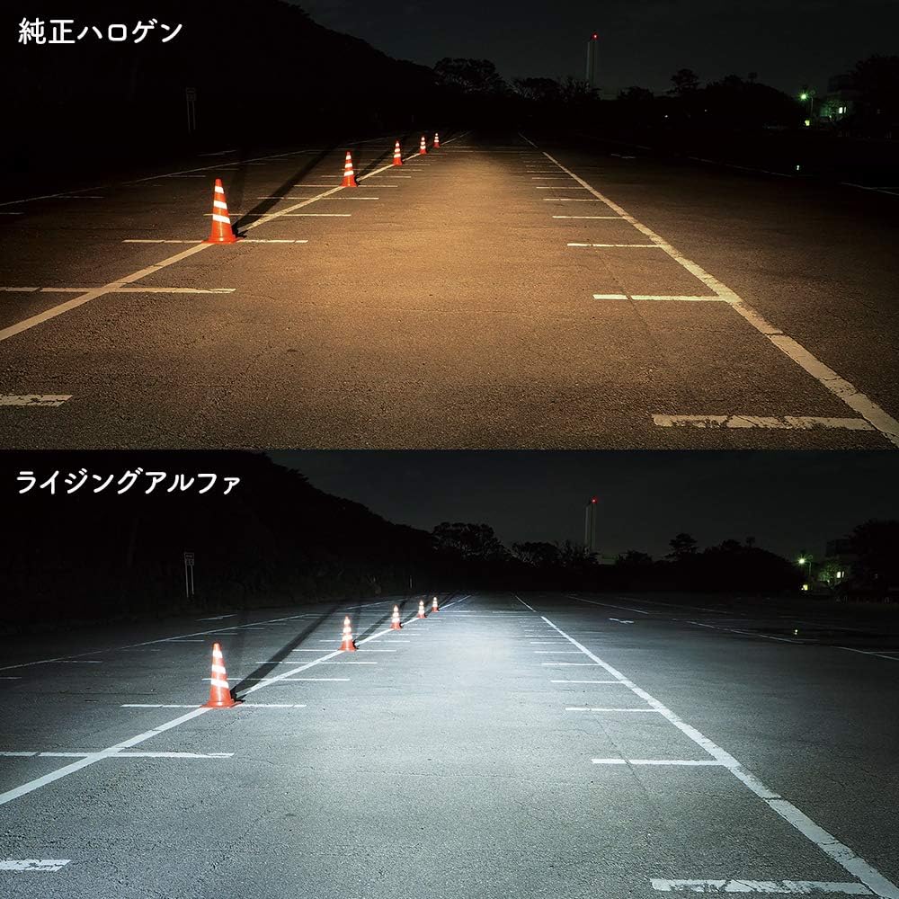 Sphere Light Made in Japan Car LED Headlight RIZINGα H4 6000K Vehicle Inspection Compatible 3600lm Manufacturer Noise Measured