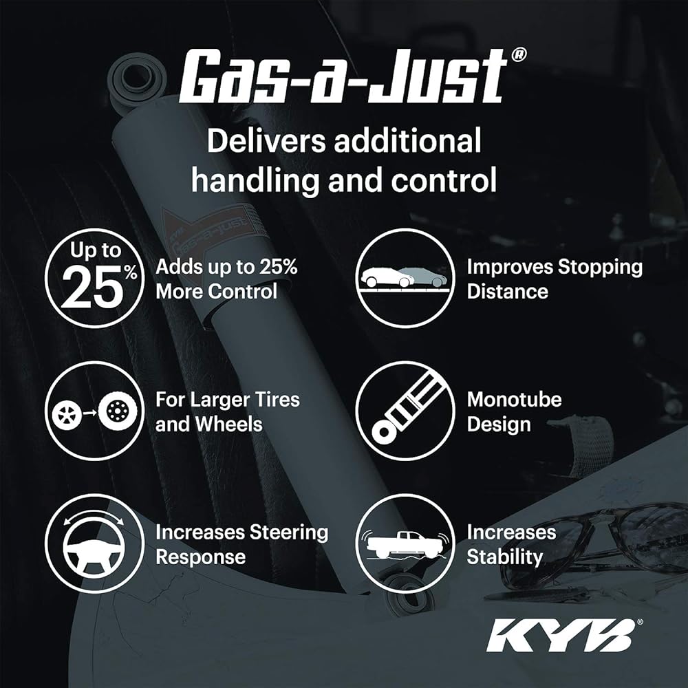 KYB (Kayaba) Gas Adjust Gas Shock KG4162
