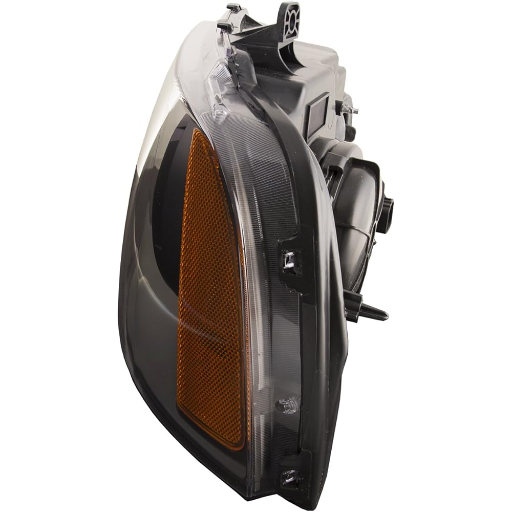 PERDE Headlight Lincoln Navigator 2003-2006 Headlamp Black Housing Halogen Light bulb on the left driver and right assistant seat