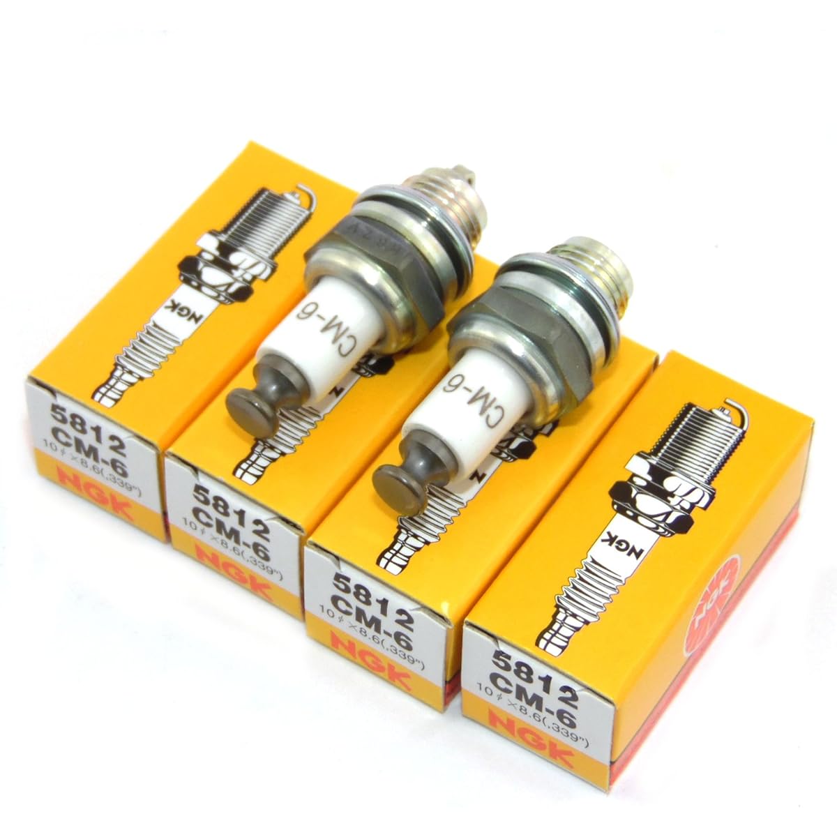 5812 CM6 CM-6 Spark Plug (4 packs)