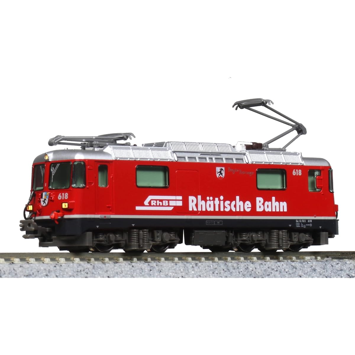 KATO N Gauge Alps Locomotive Ge4/4-II RhB Logo 3102-3 Railway Model Electric Locomotive Red