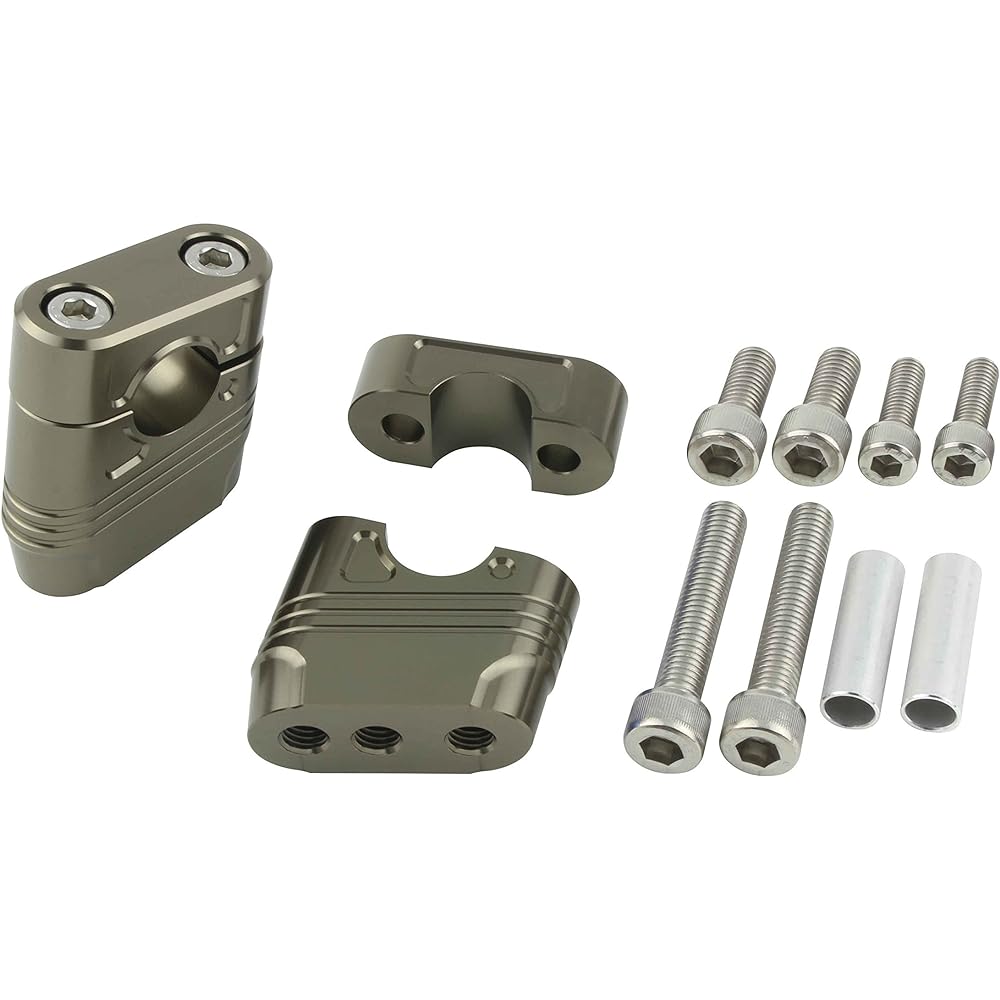 POSH Motorcycle Supplies Muscle Position Bracket Black 070052-06