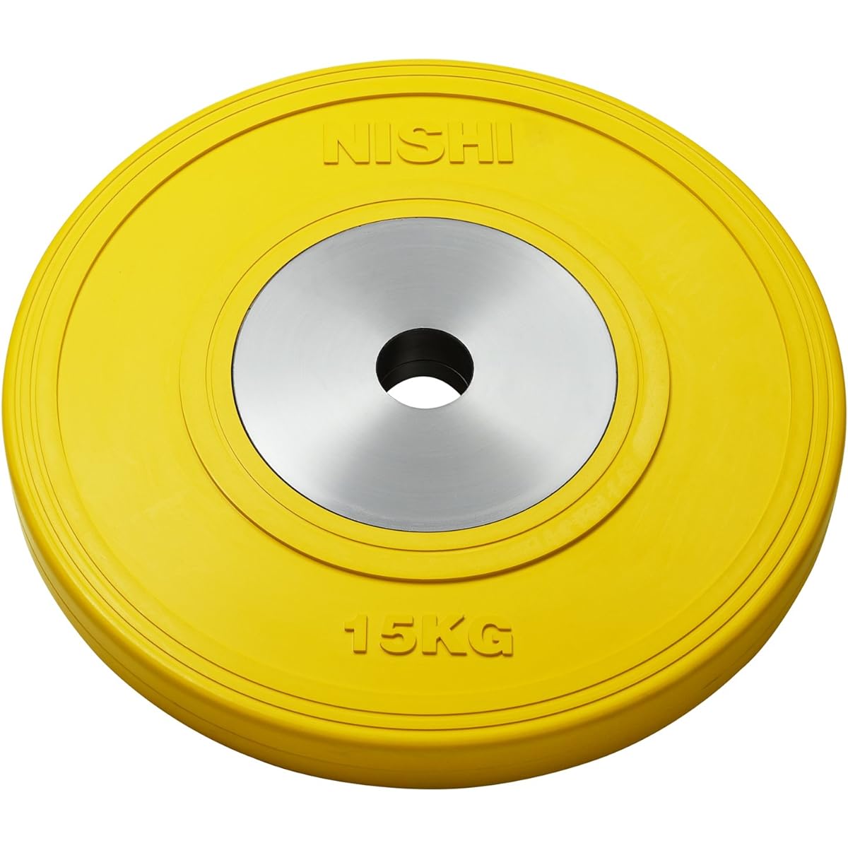 NISHI (Nishi Sports) HG Rubber Plate 50 φ50mm Bar 15kg T2382B