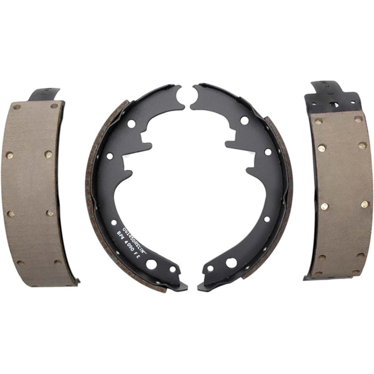 ACDelco 17154R Professional Riveted Front Drum Brake Shoe Set