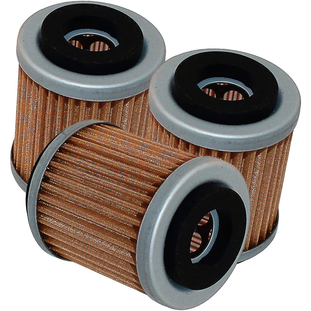 Caltric Oil Filter 3 Pack YAMAHA BIG BEAR 400 YFM-400 YFM40S 2WD 4WD 2000-2004