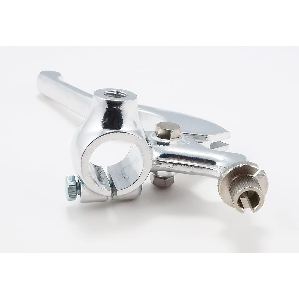 KITACO Left lever & holder set (mirror holder included) MONKEY etc. Short/Silver 525-0701100