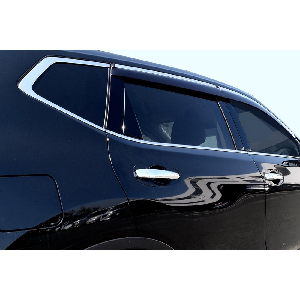 SecondStage Nissan X-Trail T32 Triangular Pillar Panel Piano Black SHN0156BLK