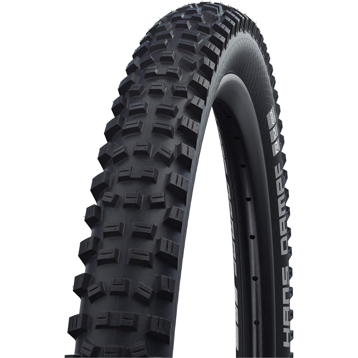 SCHWALBE - Hans Dampf All Terrian and All MTB Tubeless Folding Bike Tire | Multiple Sizes | Additional Performance Lines | Black