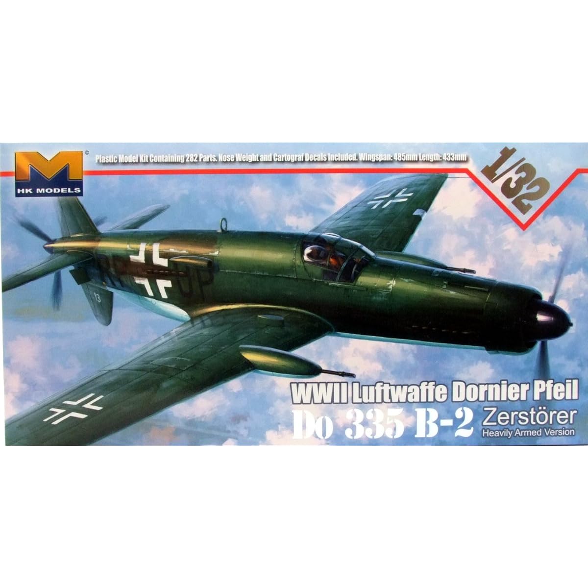 Hong Kong Models 1/32 Dornier Do335 B-2 Destroyer Plastic Model