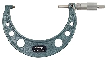 Mitutoyo 103-181 Series-103 External micrometer ratchet stop range 4 inch-5 inch scale 0.02 inch