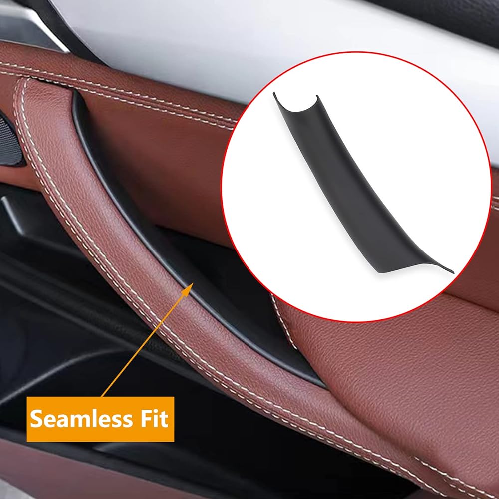 GEATAAT Door Pro Handle Cover BMW X5 Series F15/F85 2014-2018 BMW X6 Series F16/F86 2015-2018 (3) (Black)