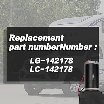 Spatte142178 Black Venture Landing Gear Motor - Durability & precision design for RV