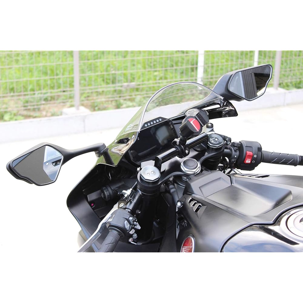 Kijima Motorcycle Bike Parts Handle Mount Stay Clamp Mounting Diameter 22.2mm/Mounting Length 152mm/Loading Capacity 1.5kg CBR1000RR-R('20-) Black 204-0699