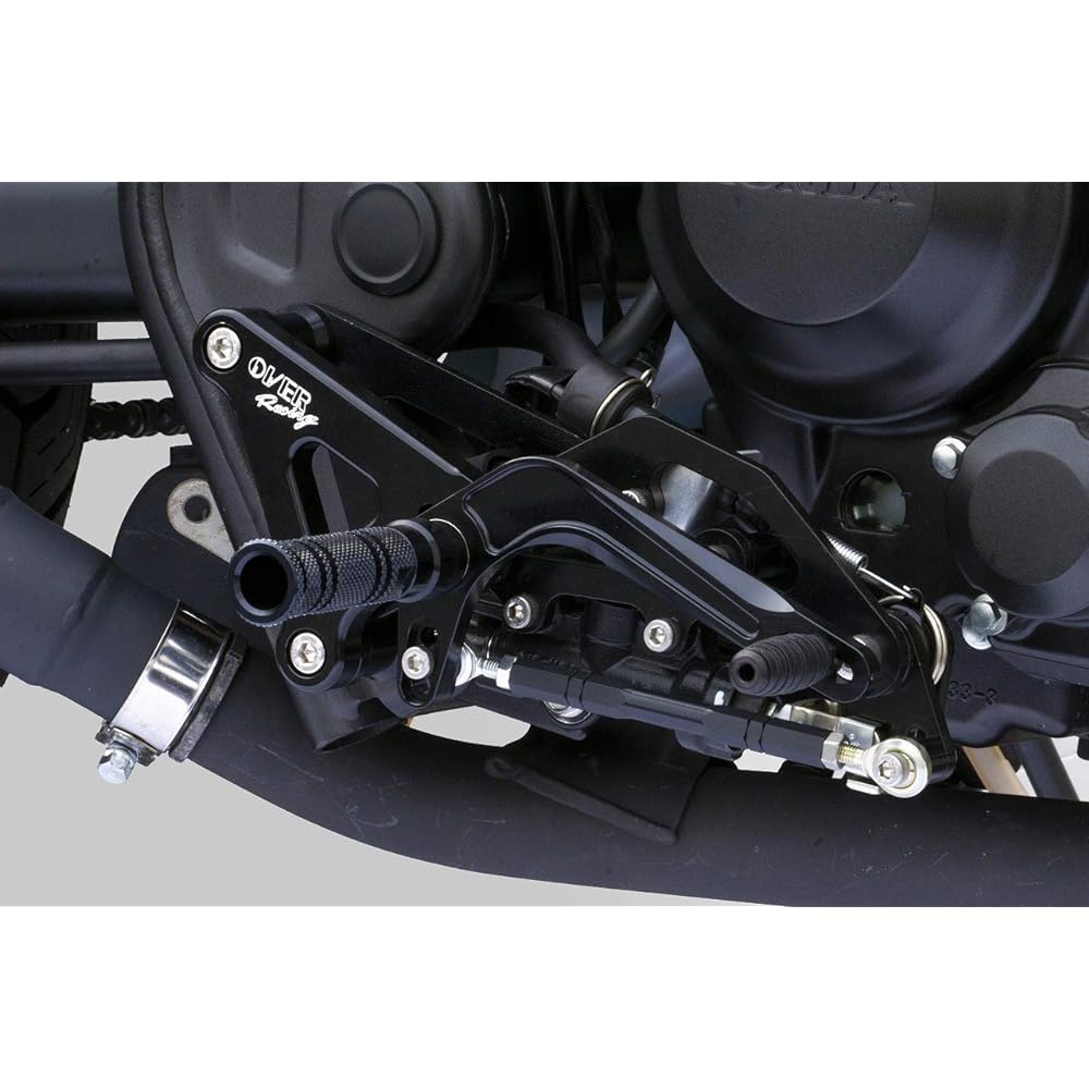OVER RACING Back Step Rebel 250 Rebel250 4 Position Aluminum Black 51-13-02B