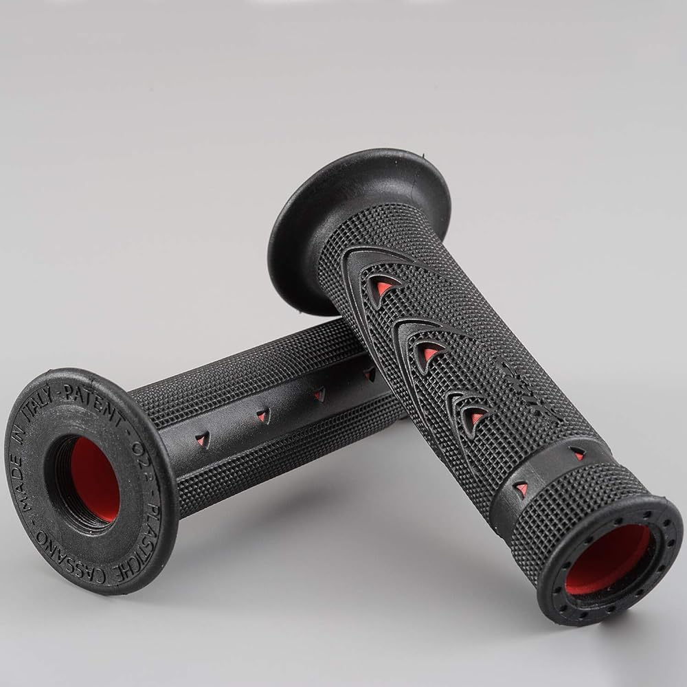 Daytona PROGRIP Handle Grip #721 Earthquake Resistant GEL 125mm End Penetration Type Black/Red 98055