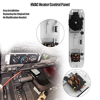 HVAC Climate Control Panel 99-01 JEEP WRANGLER 02-04 JEEP TJ Wrangler Right Heater Selector Control Switch Switch Climate Heater Panel Panel Panel Air Control Unit HS-373 55037473AB